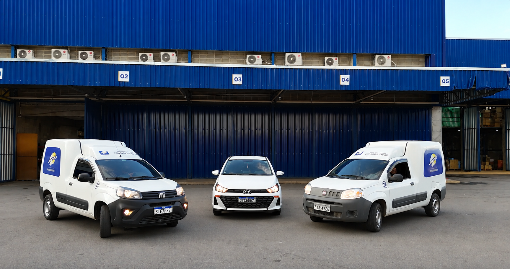 Frota de carros Jupter