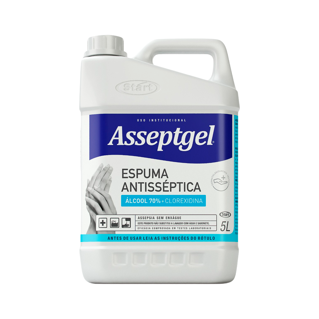 Imagem do produto Alcool Espuma Asseptgel 5 L Start