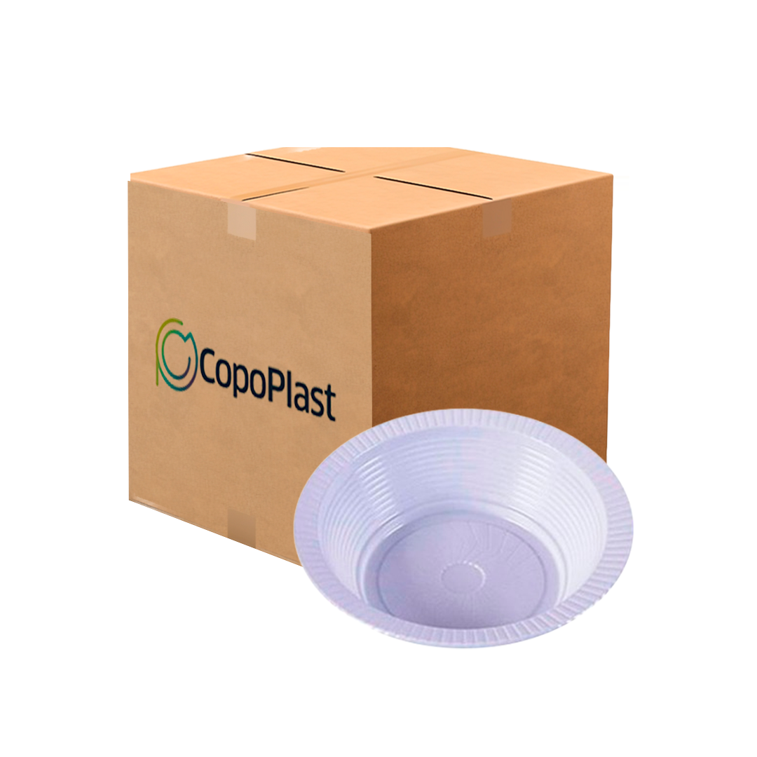 Imagem do produto Prato Plástico Pr 15 Fund C/10 Cx/50(Copopl