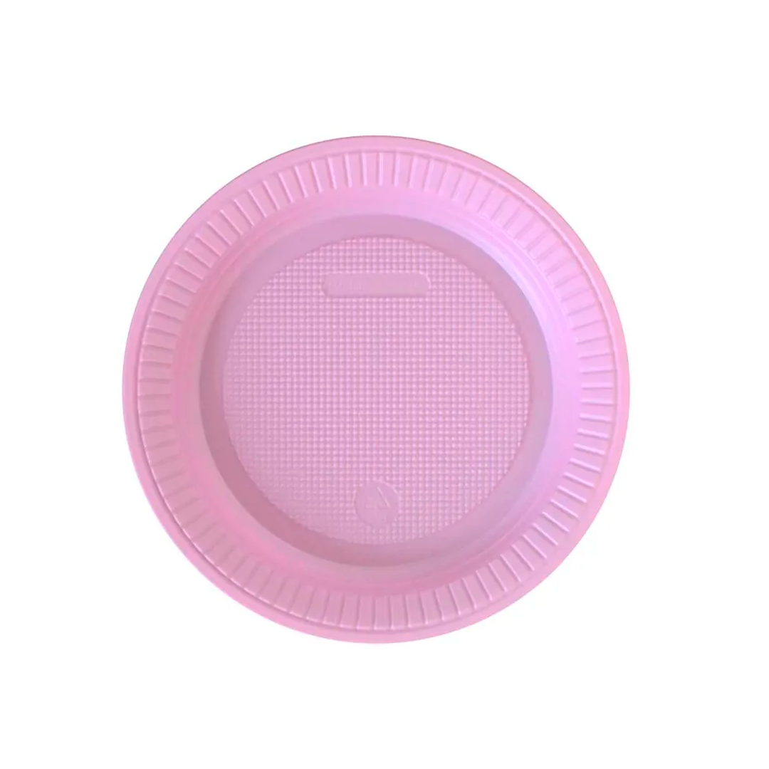Imagem do produto Prato Plástico Pr 15 50x10 Bello Festa - Rosa