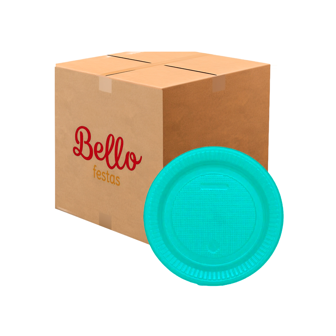 Imagem do produto Prato Plástico Pr 15 50x10 Bello Festa - Verde Perolado