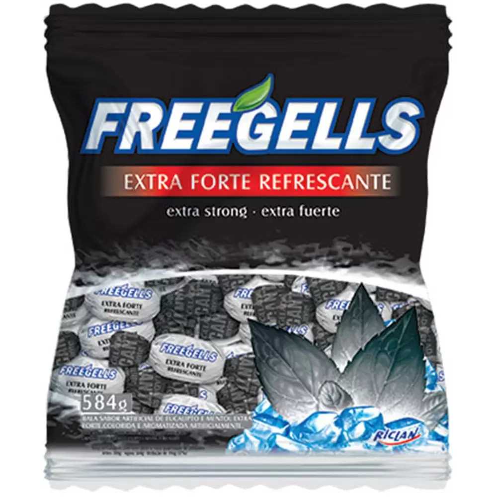 Imagem do produto Bala Dura Freegells 584g - Extra Forte