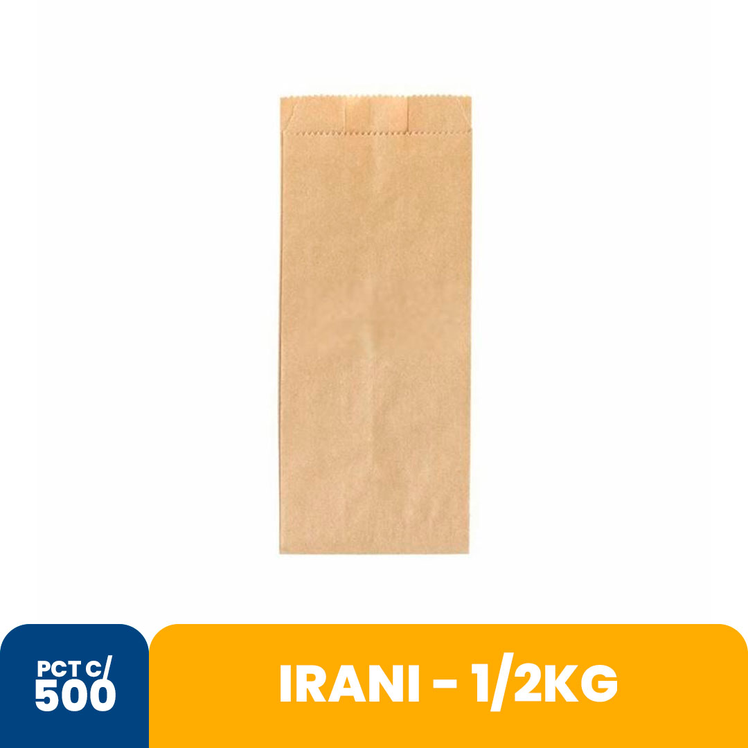 Imagem do produto Saco Papel Kraft Irani 1/2 Kg Com 500 Unidades