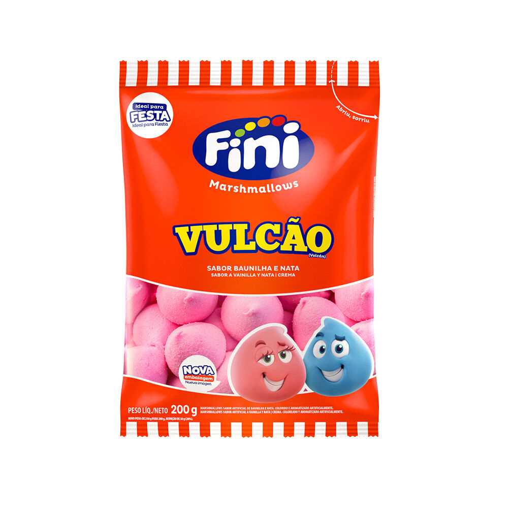 Imagem do produto Marshmallow Fini 250g - Vulcão Rosa
