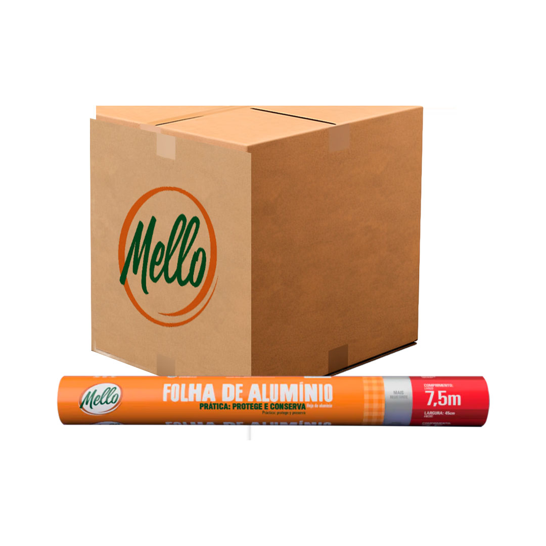 Imagem do produto Rolo Aluminio 7,5X0,45 Mello C/25