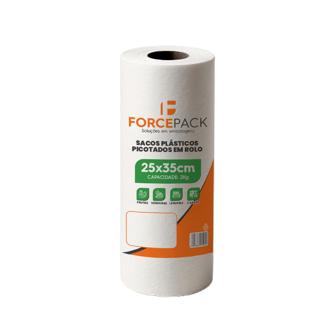 Imagem do produto Bobina Picotada 25X35 Forcepack Kg Fd/6