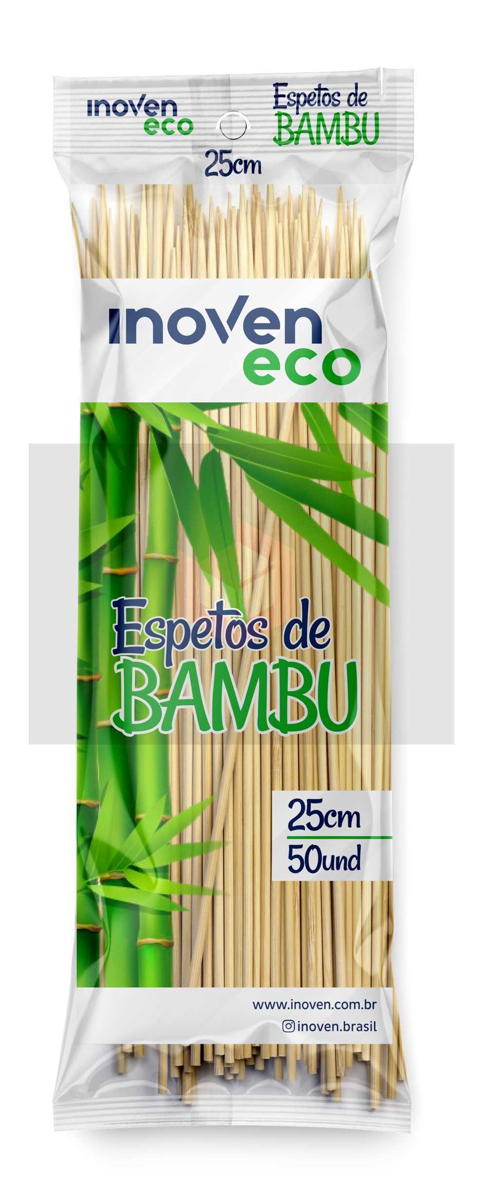Imagem do produto Espeto Bambu 30cm Inoven C/50 Cx/100