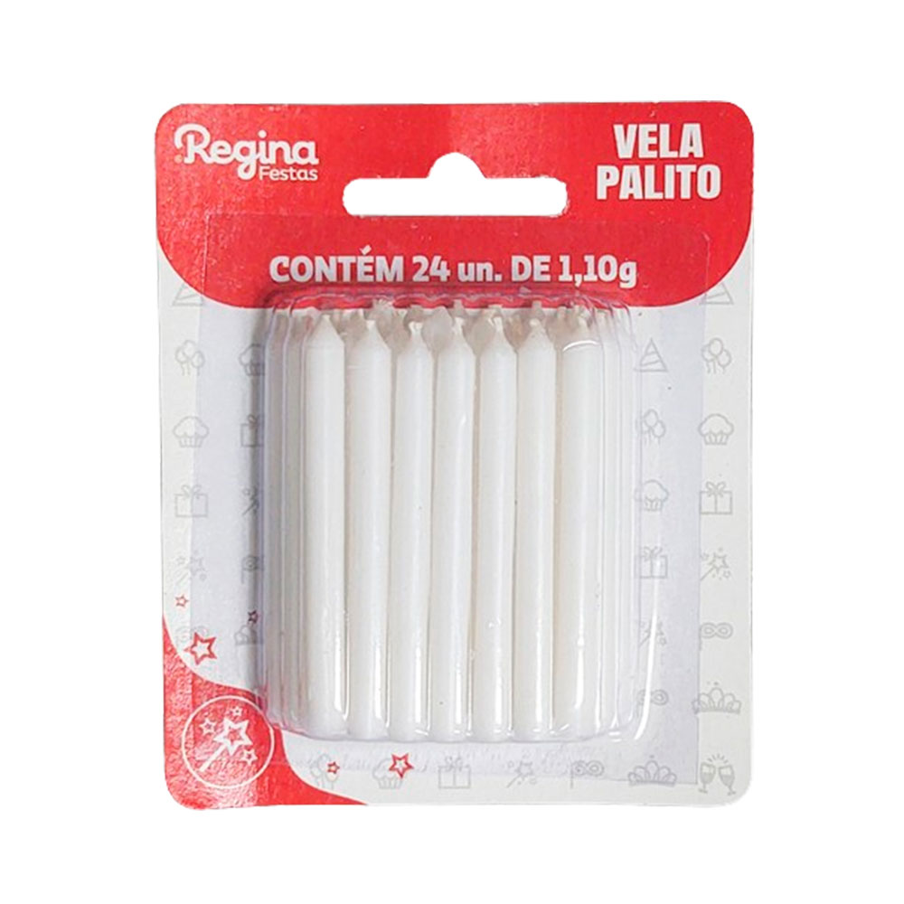 Imagem do produto Vela Palito Com 24 Regina - Branco