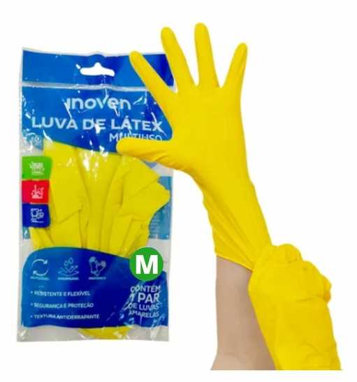 Imagem do produto Luva Inoven Amarela Par Cx/144 - M