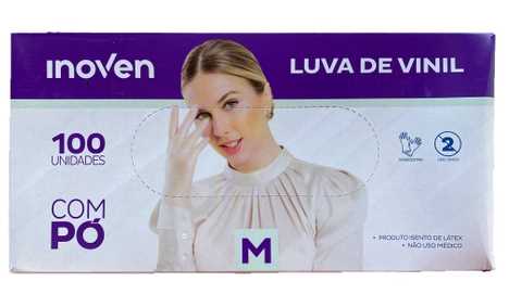 Imagem do produto Luva Inoven Vinil C/Pó C/100 - M