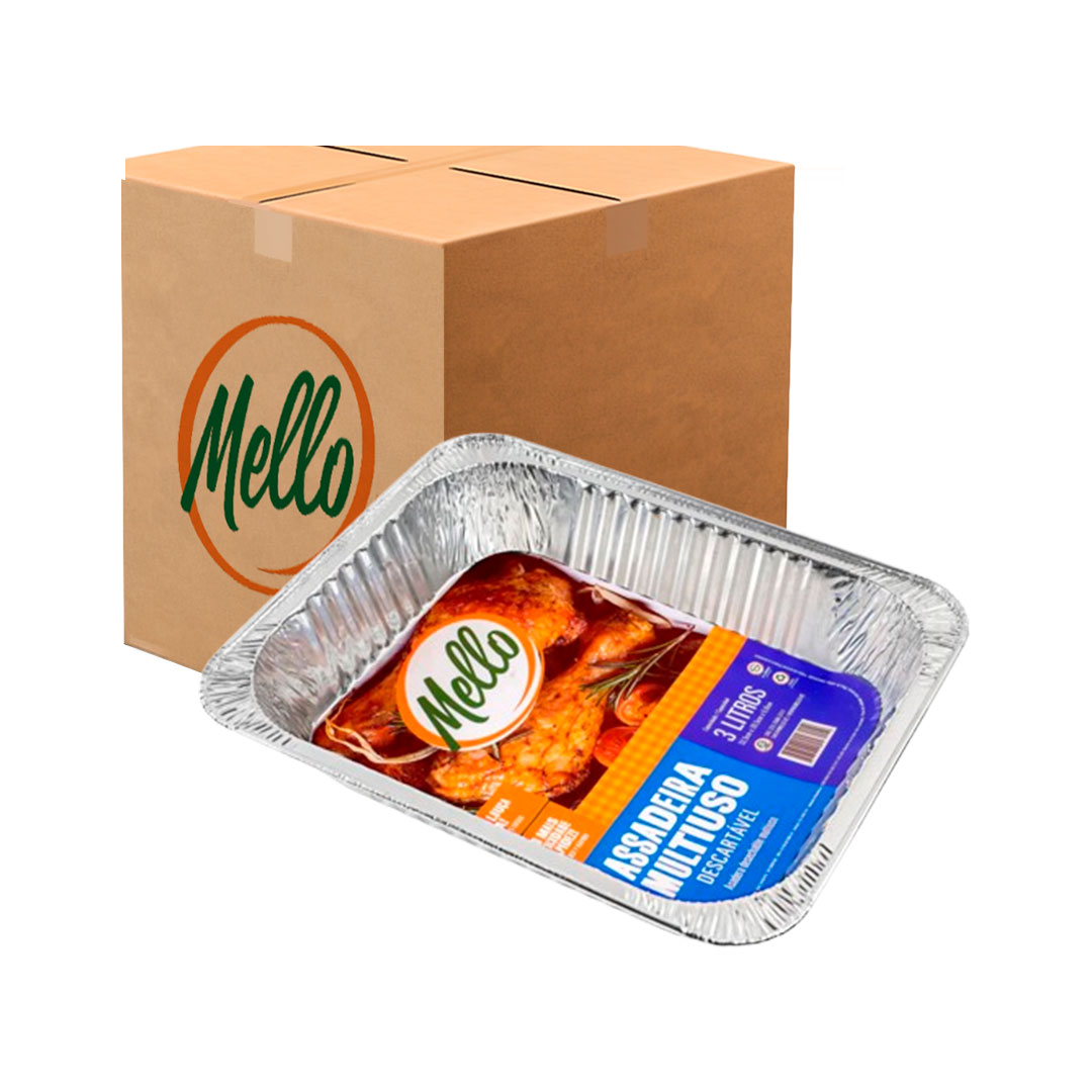 Imagem do produto Assadeira Retangular 3L Mello C/20