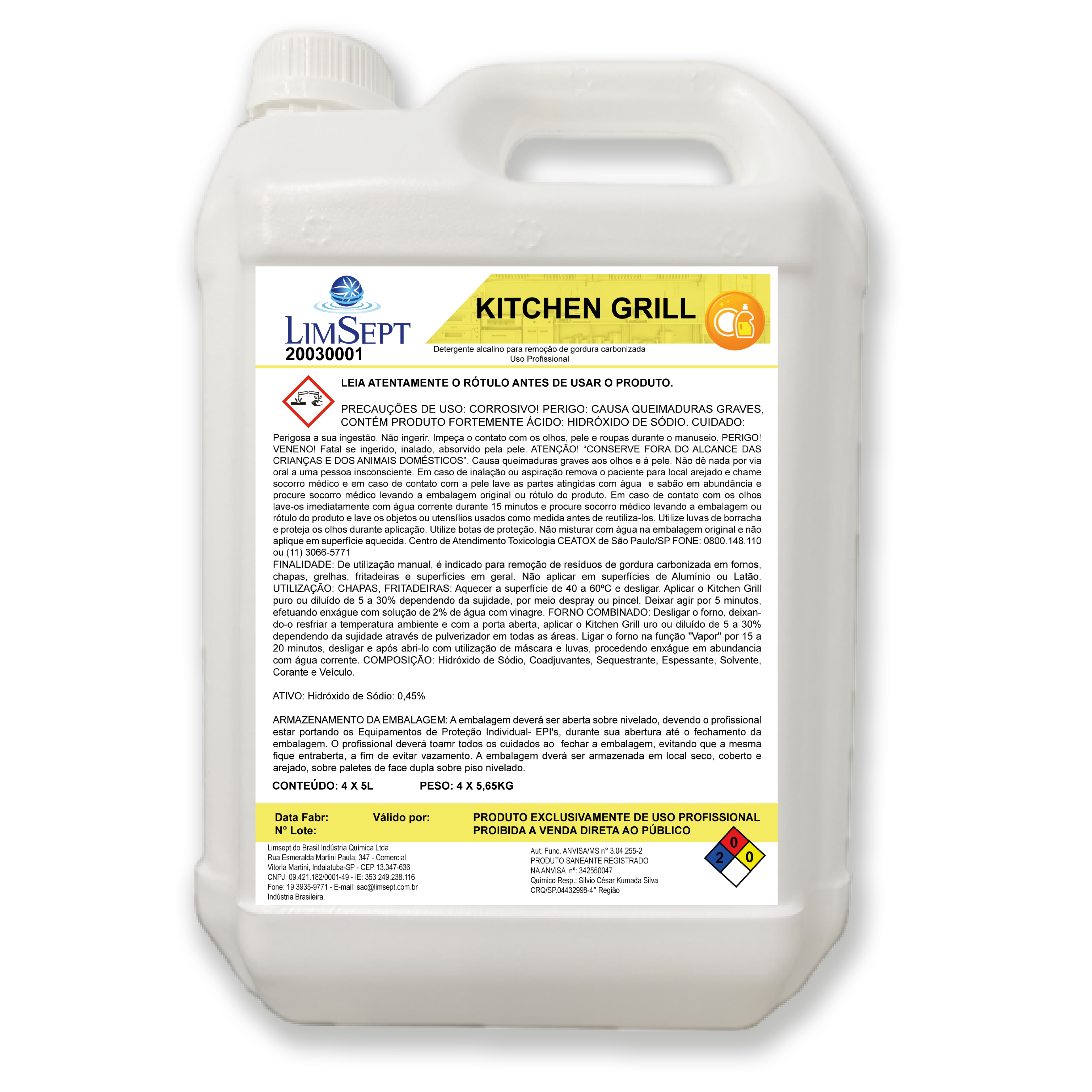 Imagem do produto Kitchen Grill 5l Limsept