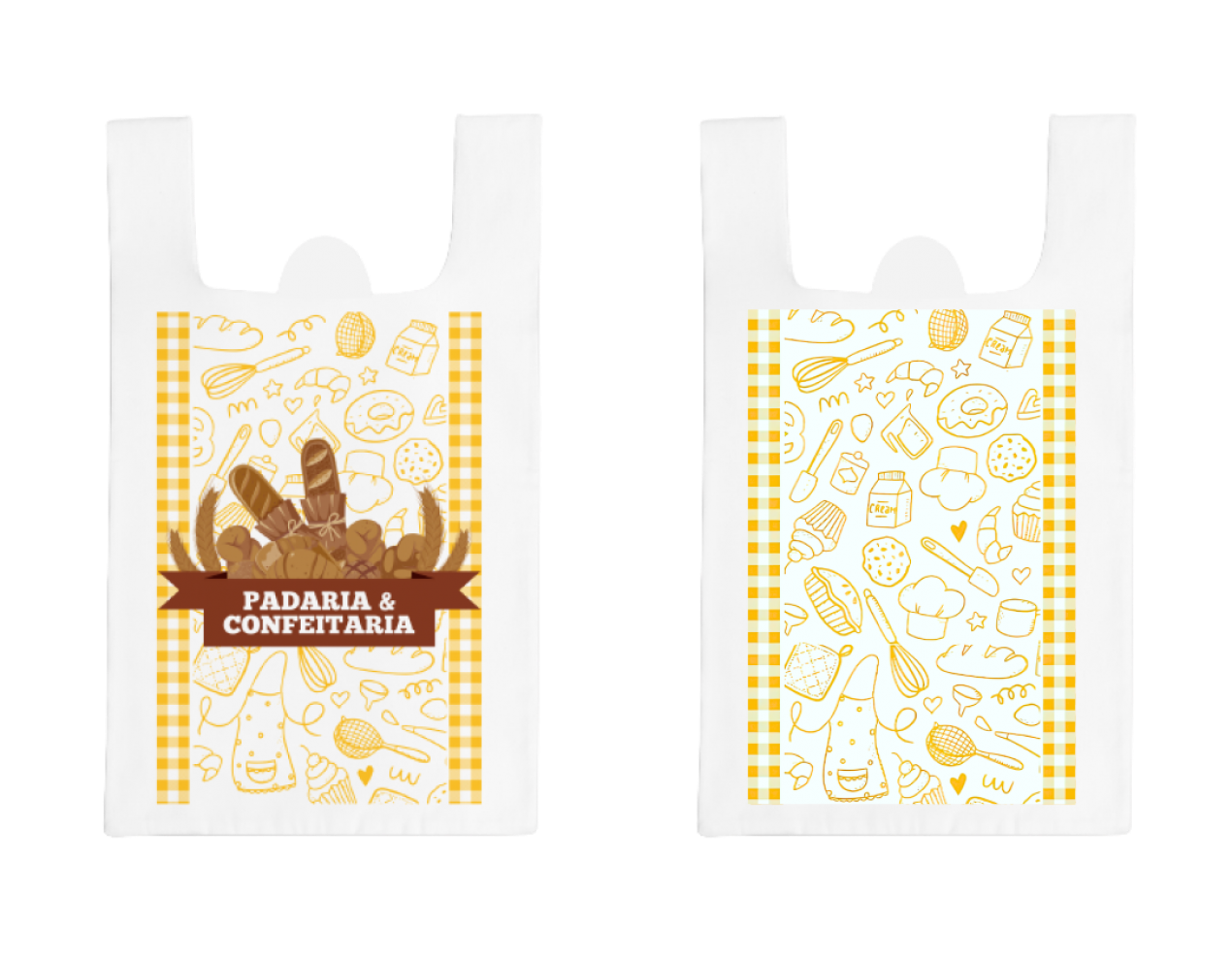 Imagem do produto Sacola Plask 38X50 Padaria 2,200Kg - Branco