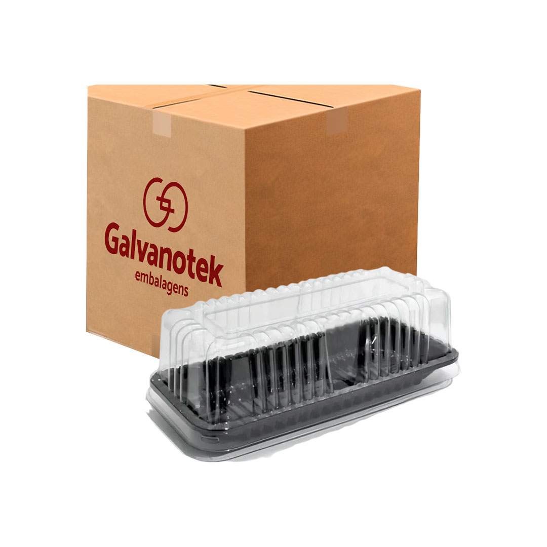 Imagem do produto G 65mm Galvanotek Torta Ret Caixa Com 50 Unidades - Preto