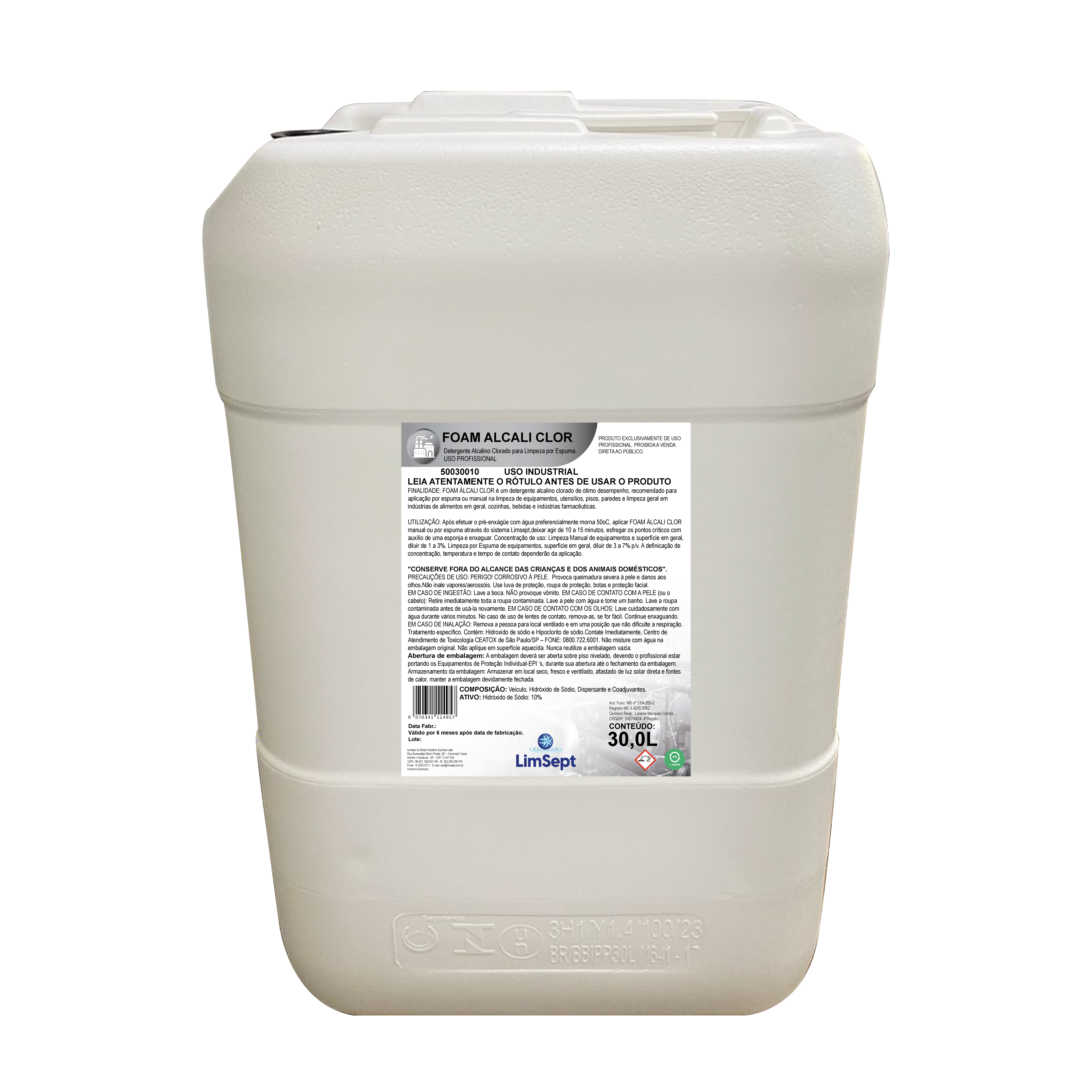 Imagem do produto Foam Alcali Clor Bb 30l Limsept