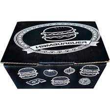 Imagem do produto Caixa para Hamburguer Porto Feliz - Preto