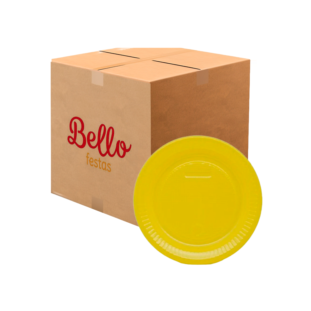 Imagem do produto Prato Plástico Pr 15 50x10 Bello Festa - Doce de Leite