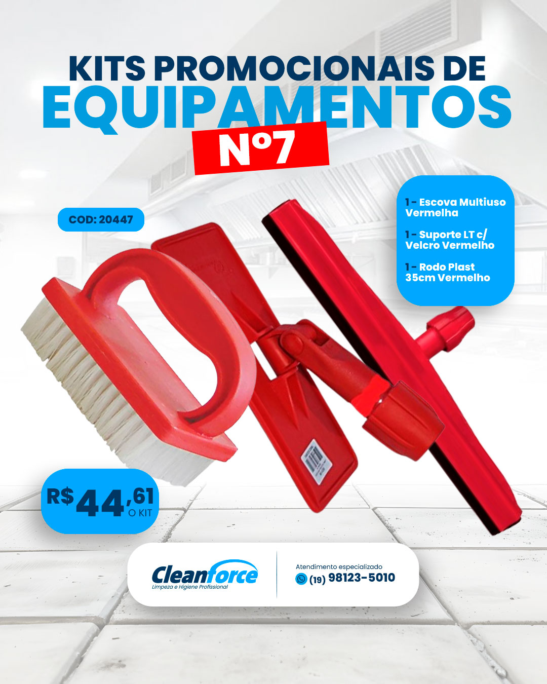 Imagem do produto Kit Cleanforce 7