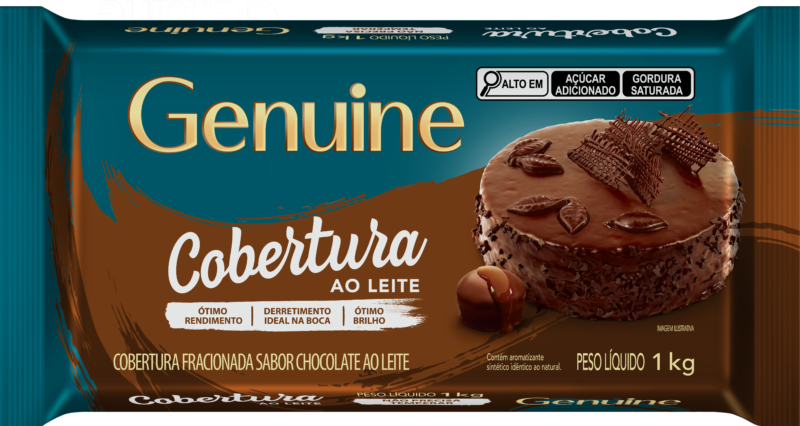 Imagem do produto Cobertura Barra Genuine 1Kg - Ao Leite