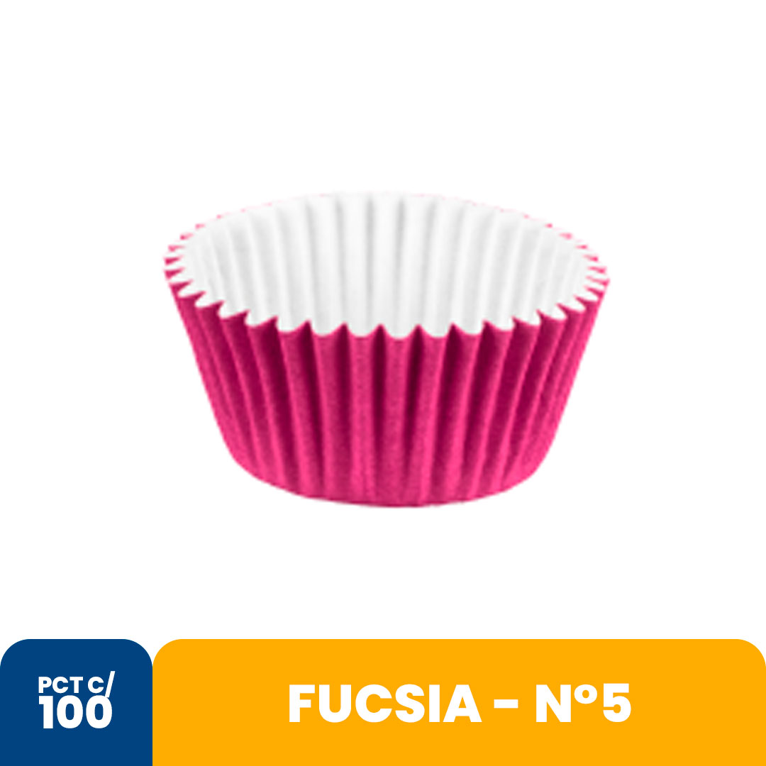 Imagem do produto Forminha Papel N5 Regina Com 100 - Fucsia