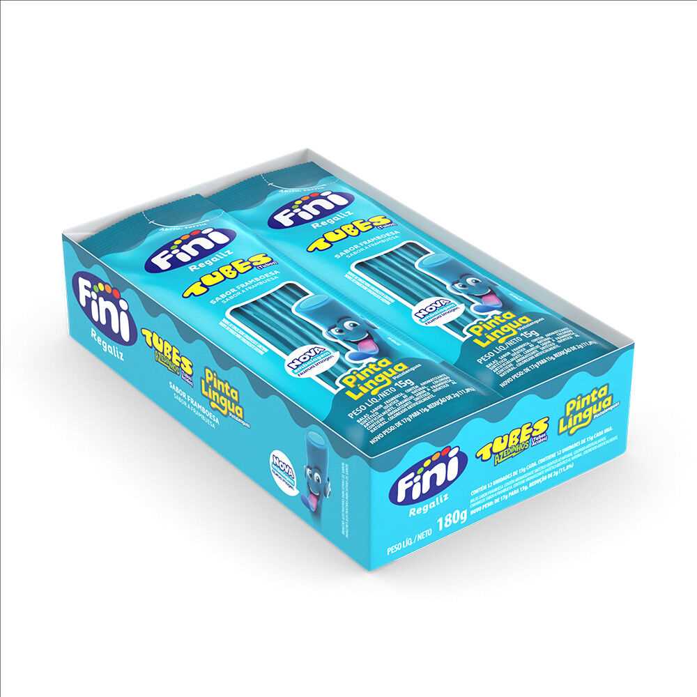 Imagem do produto Bala Tubes Fini 15g - Pinta Língua