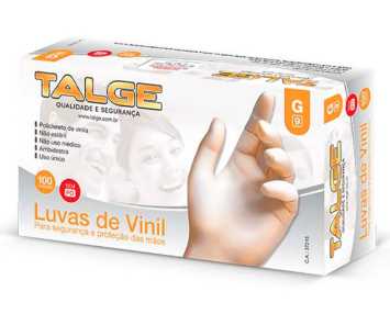 Imagem do produto Luva Vinil S/Pó Talge 10X100 - G