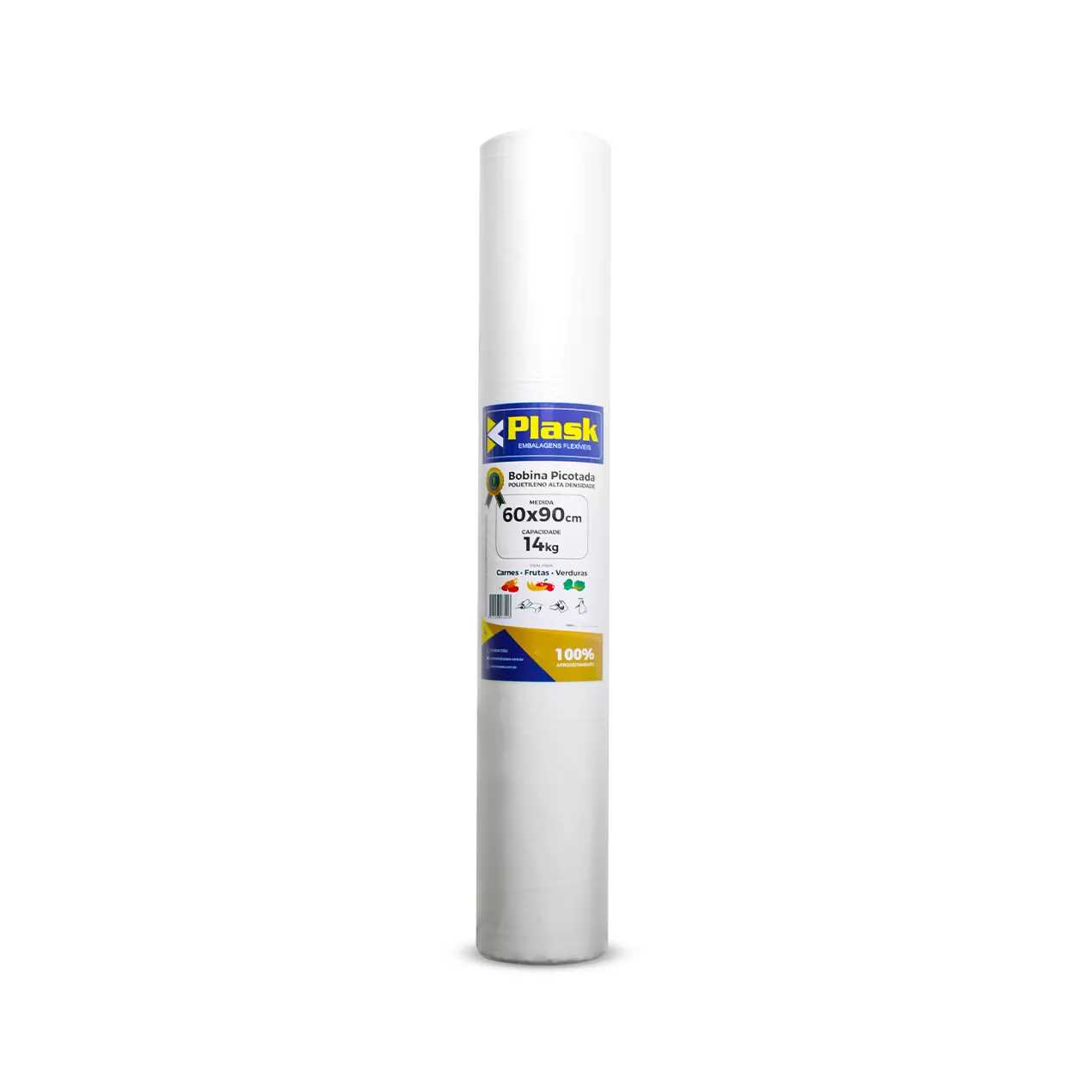 Imagem do produto Bobina Picotada Plask 60X90X0,004 Kg