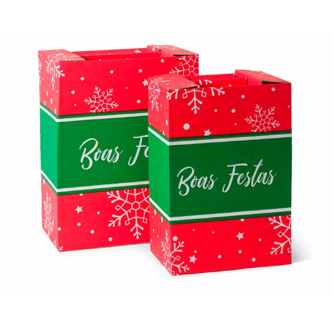Imagem do produto Caixa de Cesta de Natal - P