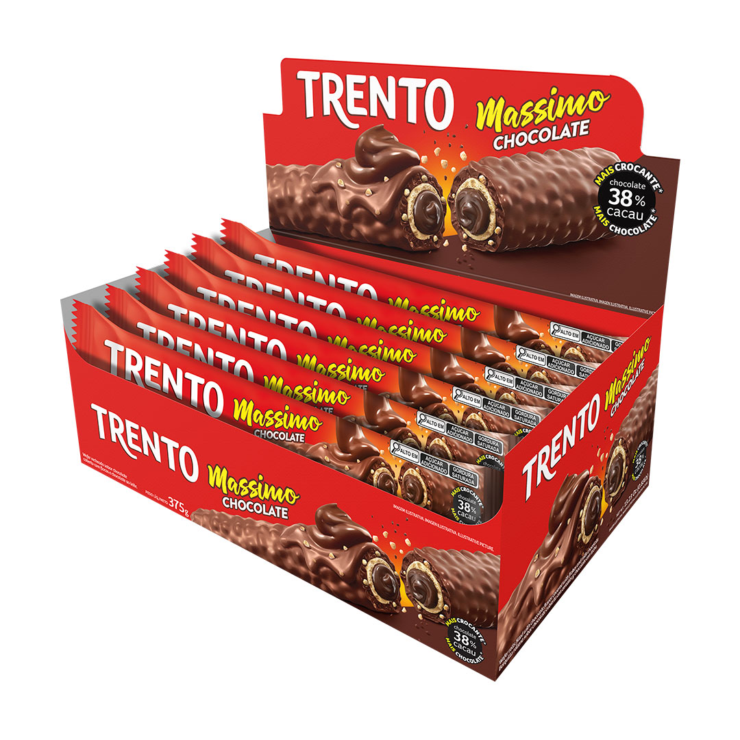 Imagem do produto Chocolate Trento Massimo 25g - Chocolate