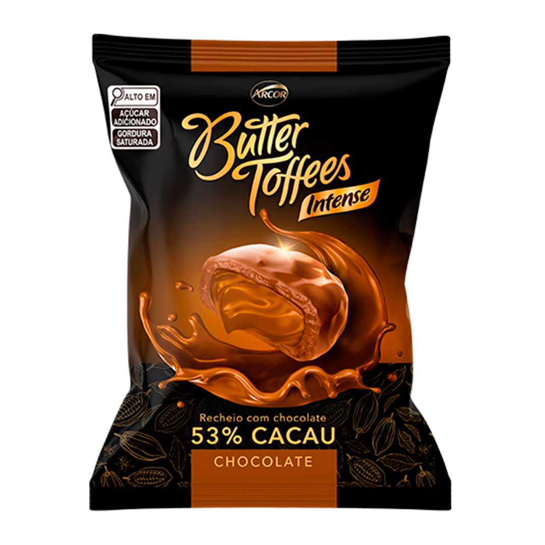 Imagem do produto Bala Mastigavel Butter Toffe 500g - 53% Chocolate
