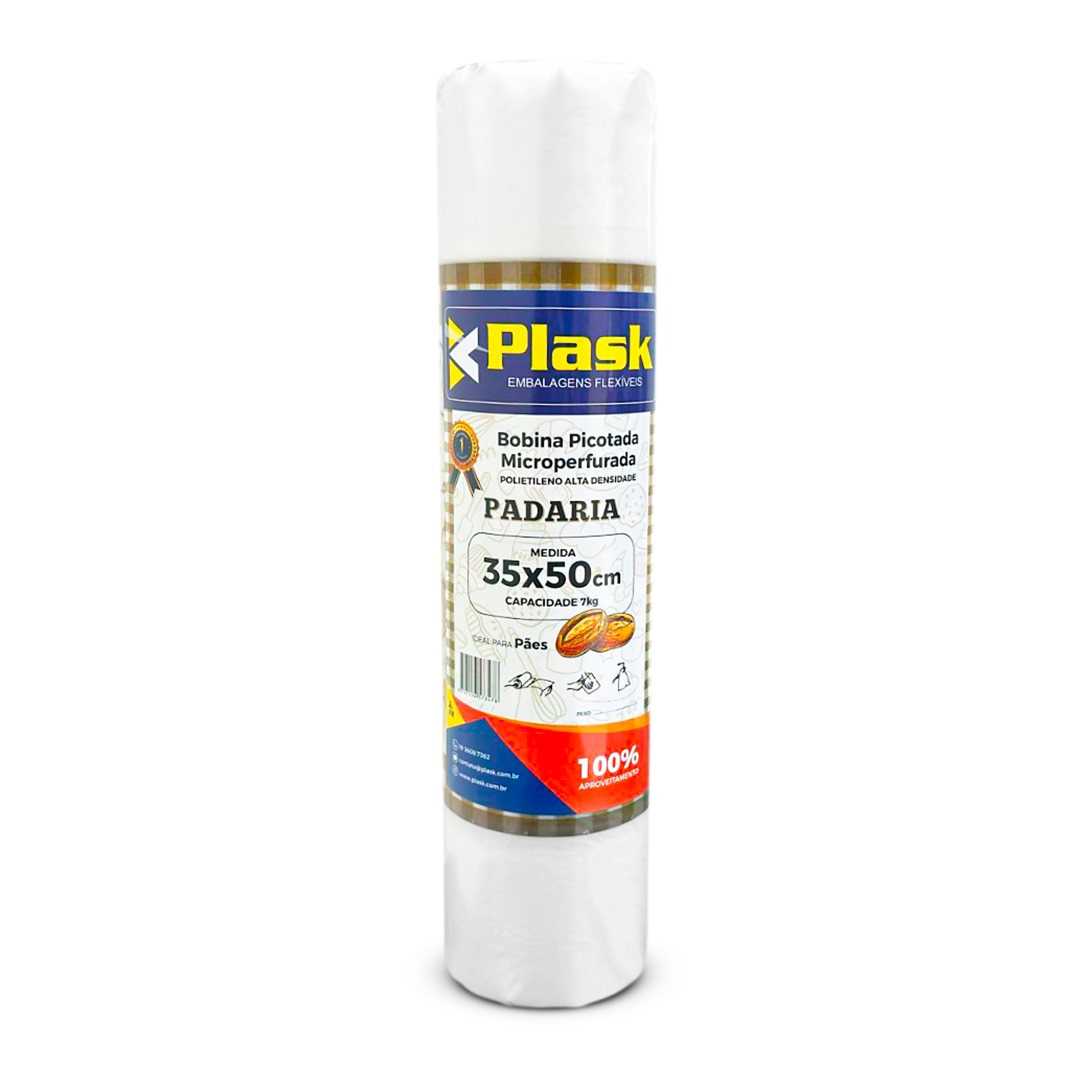 Imagem do produto Bobina Picotada Plask 35X50 Padaria 1,5Kg