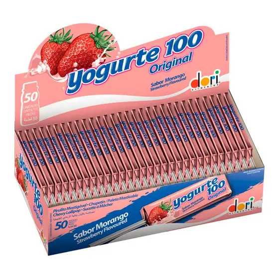 Imagem do produto Pirulito Mast Yogurte100 Morango Com 50