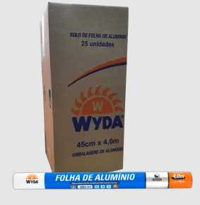 Imagem do produto Rolo Aluminio 4,0X0,45 Wyda Cx/25 Un