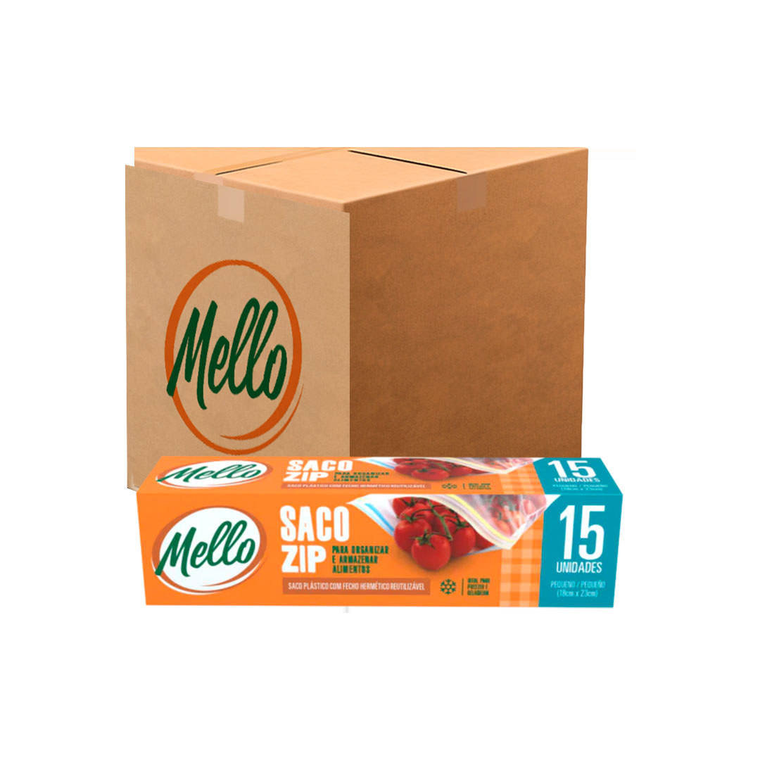 Imagem do produto Saco Zip Pequeno 18X23cm C/15 Mello