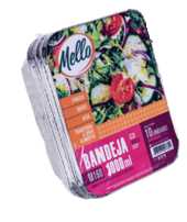 Imagem do produto Bandeja Alumínio 1000ml M160 C/10 Mello