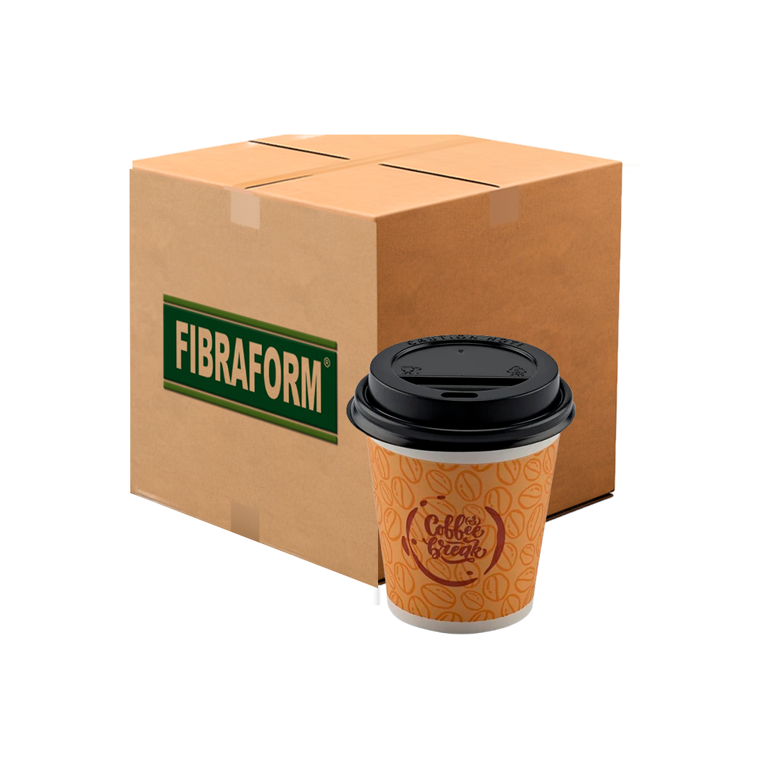 Imagem do produto Copo Papel 180ml Cx20 C/50 Fibraform