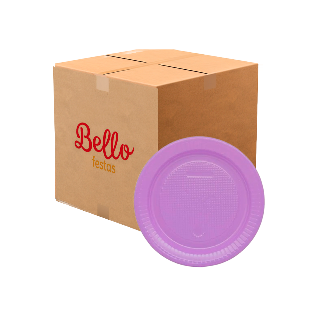 Imagem do produto Prato Plástico Pr 15 50x10 Bello Festa - Lavanda