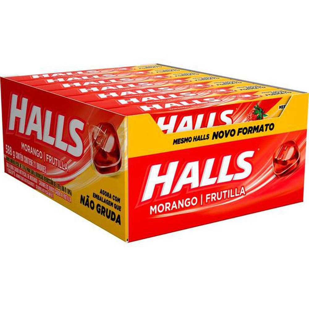 Imagem do produto Bala Drops Halls 28g - Morango