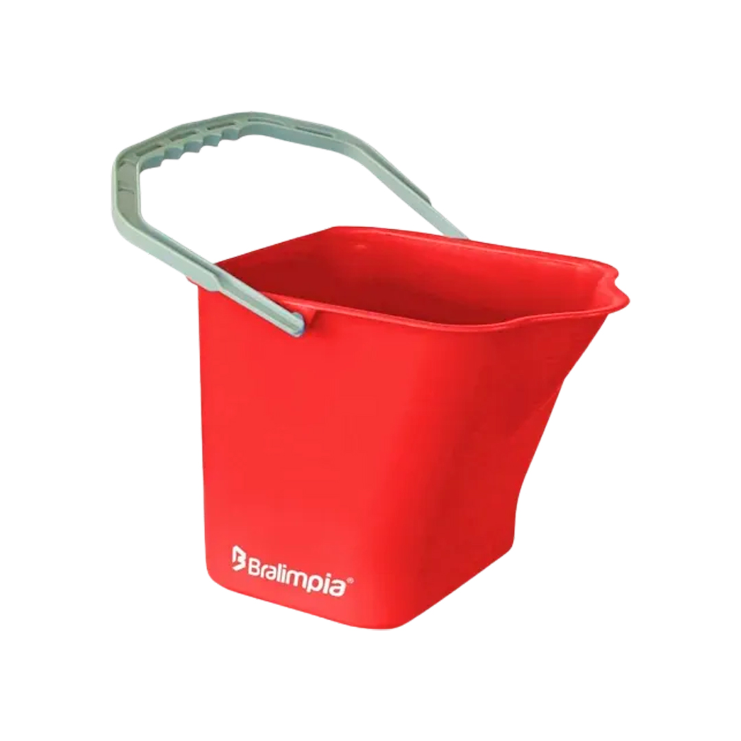 Imagem do produto Balde Com Alça Amarelo Bralímpia 15L - Vermelho