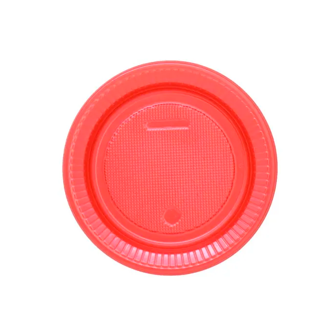 Imagem do produto Prato Plástico Pr 15 50x10 Bello Festa - Vermelho