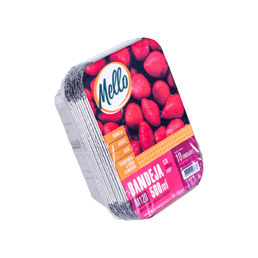 Imagem do produto Bandeja Alumínio 500ml M120 C/10 Mello