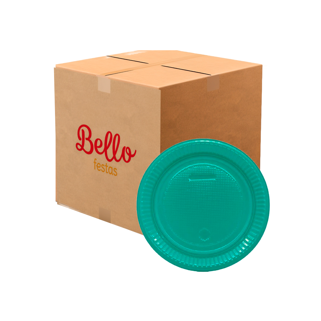 Imagem do produto Prato Plástico Pr 15 50x10 Bello Festa - Verde Neon