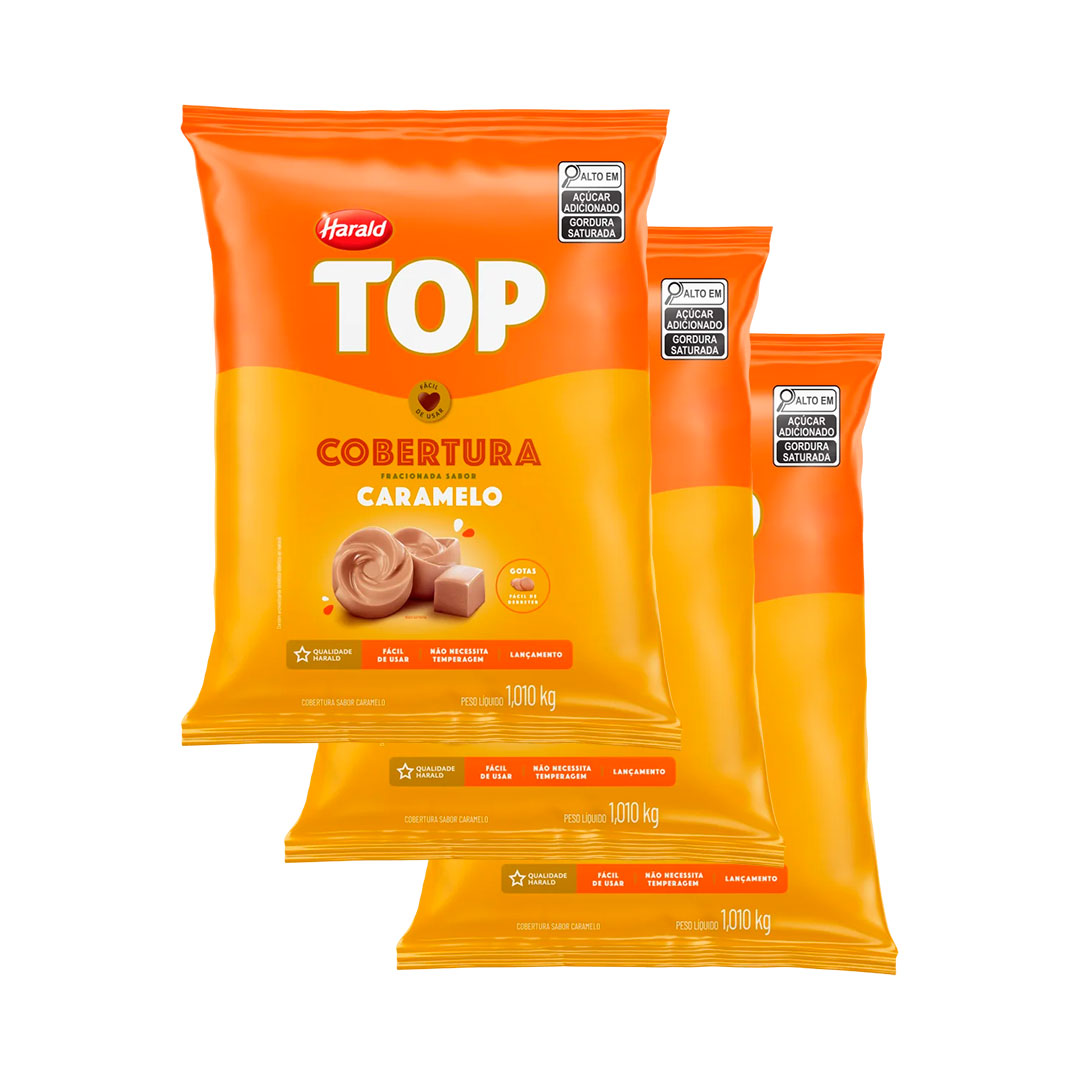 Imagem do produto Cobertura Gotas Harald Top 1,010Kg - Caramelo