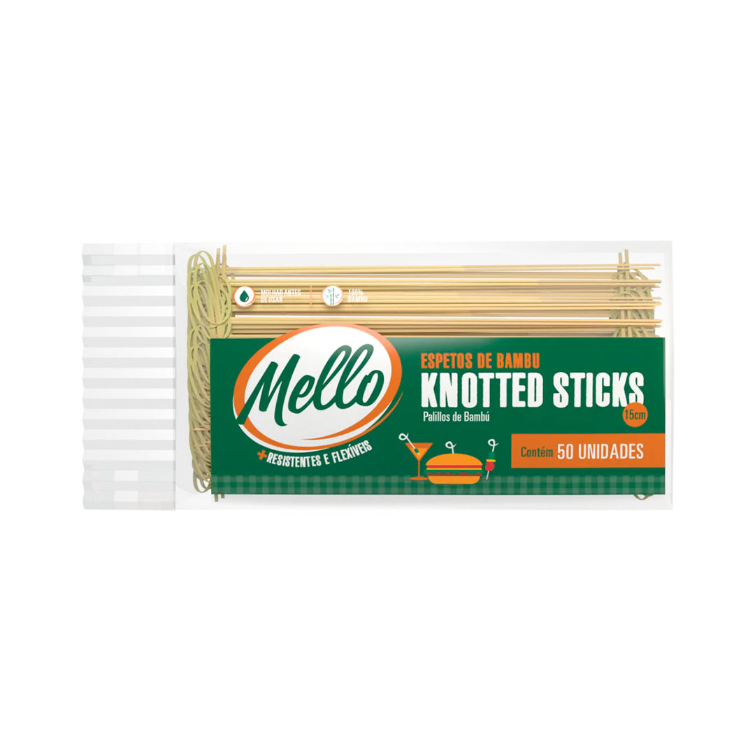 Imagem do produto Knotted Sticks 15cm Mello Com Com 50 Unidades
