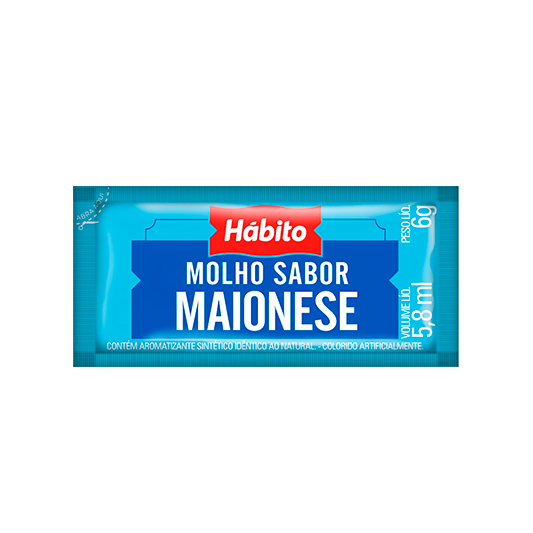 Imagem do produto Maionese Sachê Habito 6g Com 140