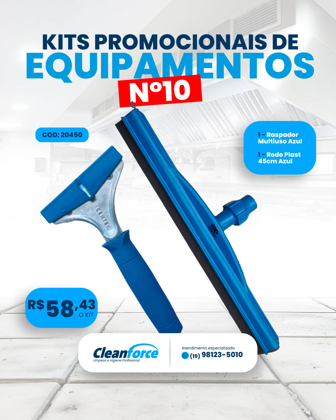 Imagem do produto Kit Cleanforce 10