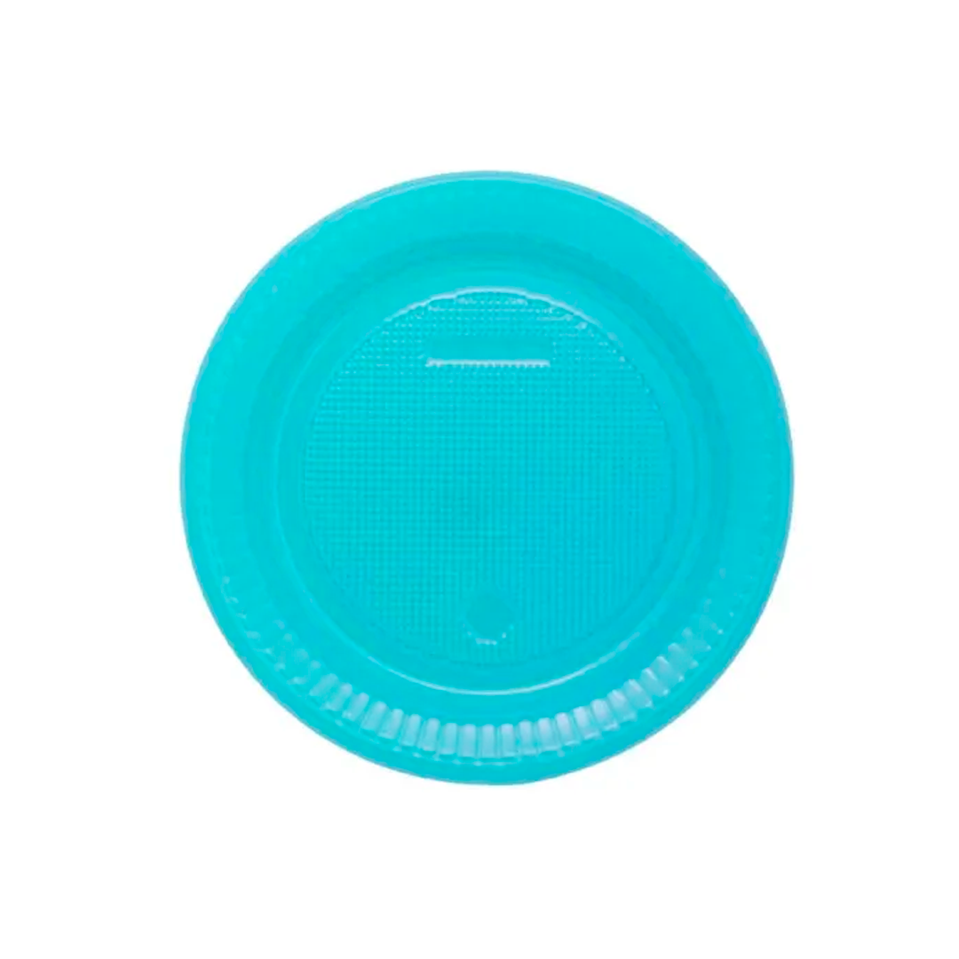 Imagem do produto Prato Plástico Pr 15 50x10 Bello Festa - Azul Claro