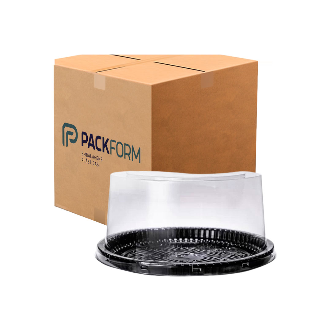 Imagem do produto Embalagem Pf-50 Packform Alta Preta Premium Cx 50Un