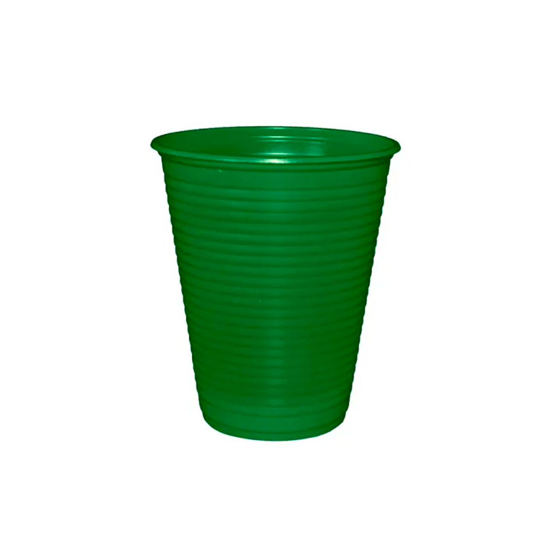 Imagem do produto Copo Plástico 200ml Com 50 Caixa 40 Bello Festa - Verde