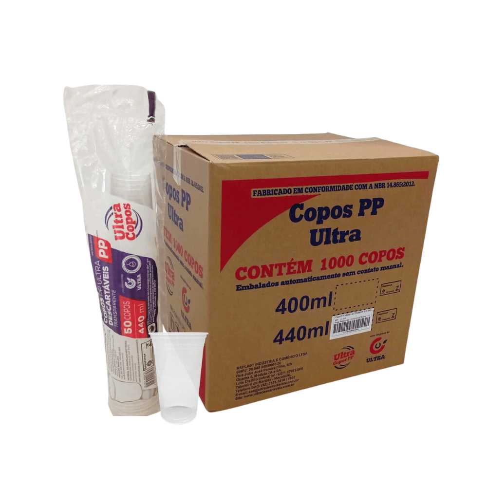 Imagem do produto Copo 440ml Pp Ultra 20X50